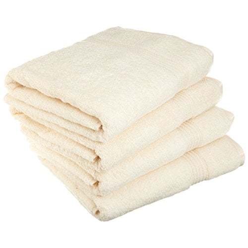 Light Blue Long-Staple Combed Cotton SUPERIOR 4-Piece Bath Towel Set Light Blue Long-Staple Combed Cotton SUPERIOR 4-Piece Bath Towel Set